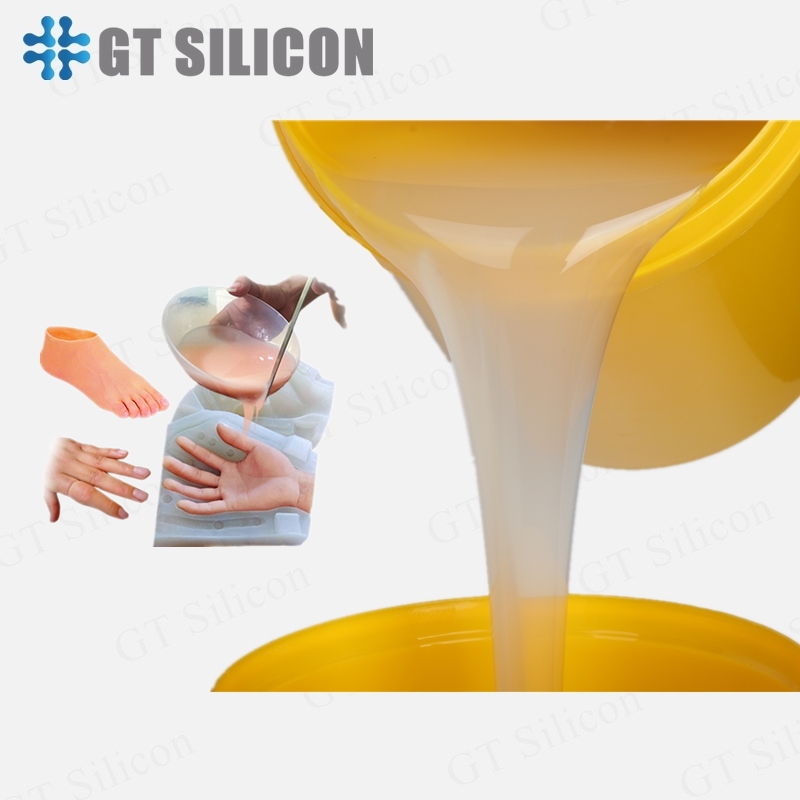 Borracha de silicone RTV-2 de cura platina para fabricação de moldes de alta precisão