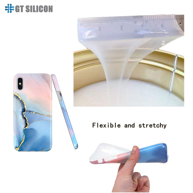 Lágrimas RTV-2 de borracha de silicone para fabricação de moldes de capa de telefone