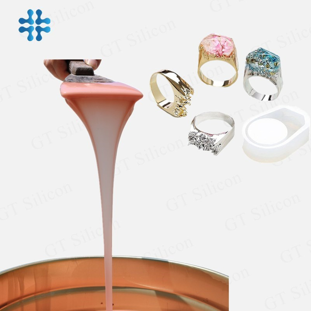 Borracha de silicone líquido de platina para moldes de jóias